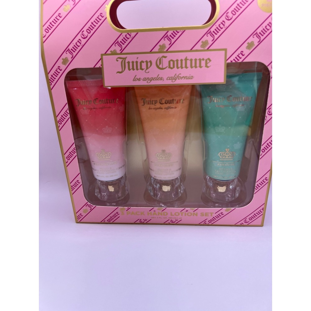 New Juicy Couture Hand Lotion Set 3-Pack‎ Hand Cream